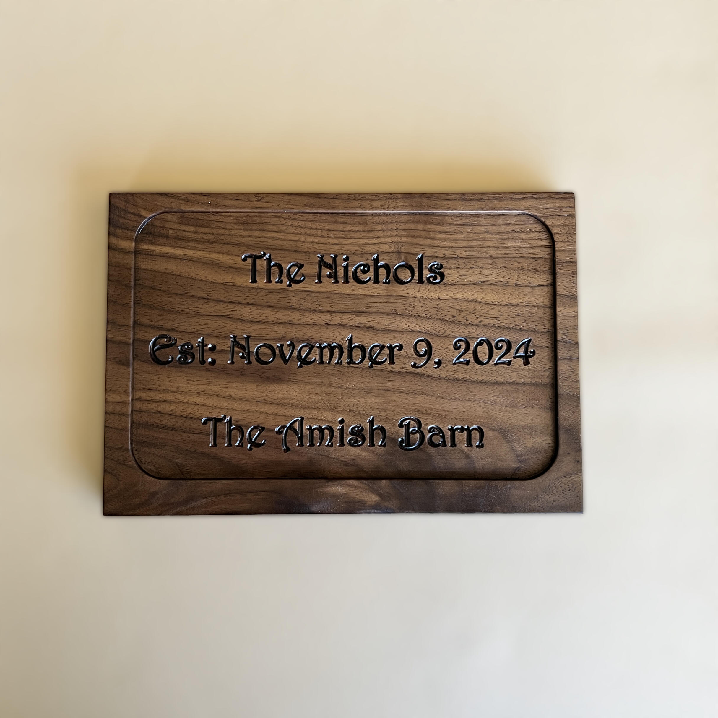 Commemorative Family Plaque